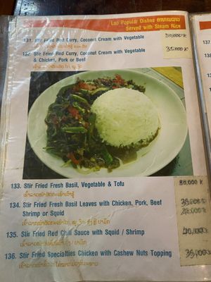   at Oh La La Restaurant-Bar in Vang Vieng