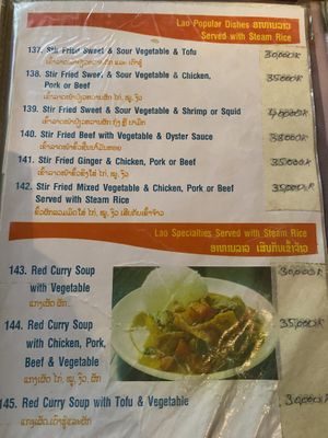   at Oh La La Restaurant-Bar in Vang Vieng