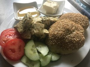 turkish breakfast  at Micky und Molly Katzenmuseum und Cafe in Braunschweig