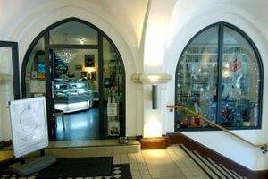 Micky & Molly, June 2014 at Micky und Molly Katzenmuseum und Cafe in Braunschweig