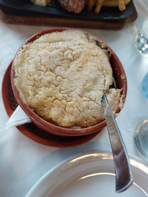 Vegan moussaka at Mandra Tavern in Paphos