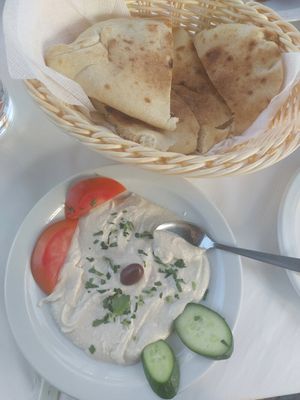 Tahini at Mandra Tavern in Paphos