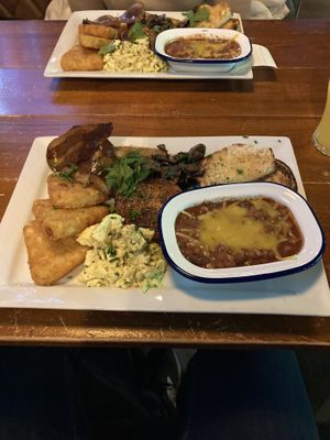 The breakfast is amazing!  at Vegan Filth in Cardiff