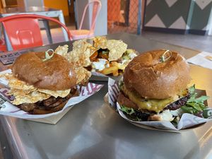 Buffalo Chick’n Fries at the backk  at Vegan Filth in Cardiff