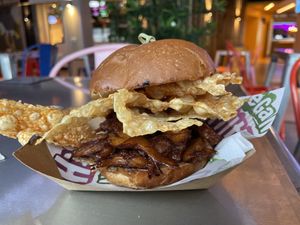 Fat Porker £6.50  at Vegan Filth in Cardiff