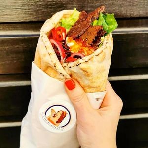 Donger kebab at Vegan Filth in Cardiff