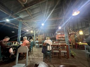 Inside restaurant   at Sabaidee Sivilay Restaurant in Pakbeng