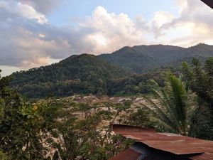 The view at Sabaidee Sivilay Restaurant in Pakbeng