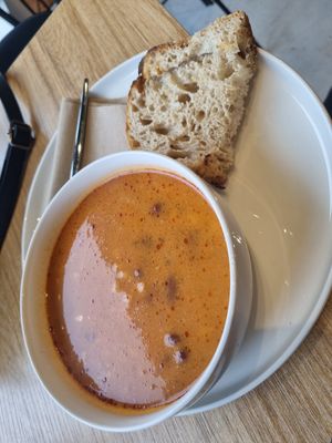 Bean soup at Blend Organics Ware in Hertford