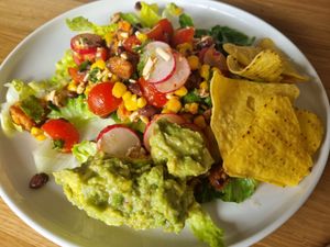 Mexican salad at Blend Organics Ware in Hertford