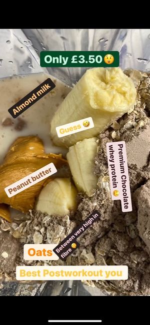 Premium high protein shake  at Spud & Shakes in Glasgow