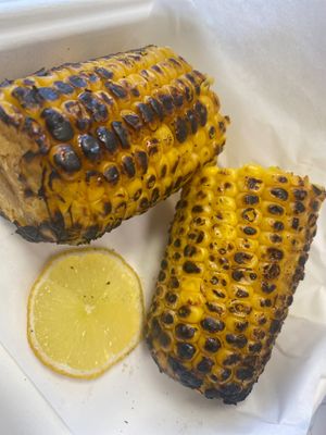 Corn on cob  at Spud & Shakes in Glasgow