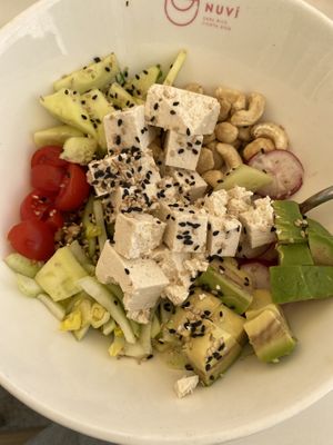 tofu bowl   at NUVI in Valladolid