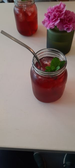 Berry ice tea at Culture - Cafe & Deli in Inverness