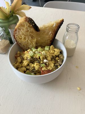 Best tofu scramble ever!  This place is a gem. So glad I stumbled on it in corner of Inverness!!  at Culture - Cafe & Deli in Inverness