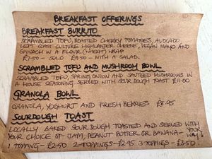 Breakfast menu   at Culture - Cafe & Deli in Inverness