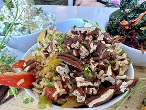 Pecan rice salad   at Culture - Cafe & Deli in Inverness