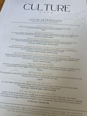 Choices choices 🙏🏻  at Culture - Cafe & Deli in Inverness