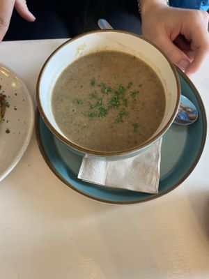 Cream of mushroom (soup of the day)   at Culture - Cafe & Deli in Inverness