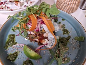 Corn fritters at Culture - Cafe & Deli in Inverness