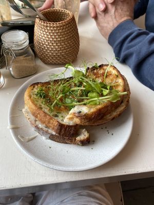 pesto toastie  at Culture - Cafe & Deli in Inverness