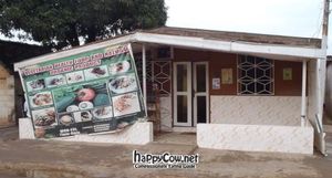 The Restaurant at Pat's Vegetarian Health Food Center in Accra