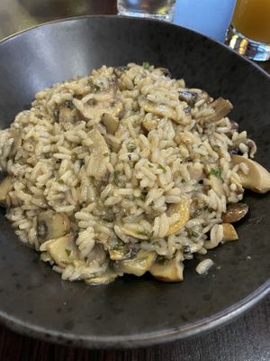 Mushroom risottoo  at Shardana in Guildford