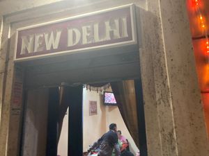Front at New Delhi Indian Restaurant in Rome