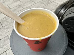 lentil soup  at Oses Çiğ Köfte in Cologne