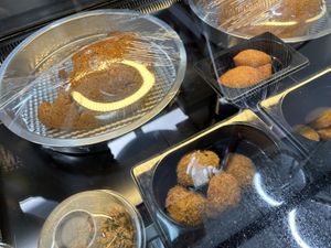 köfte  at Oses Çiğ Köfte in Cologne