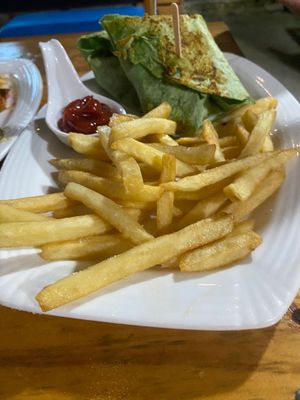 wrap vegano at CocoLatte in El Valle De Anton