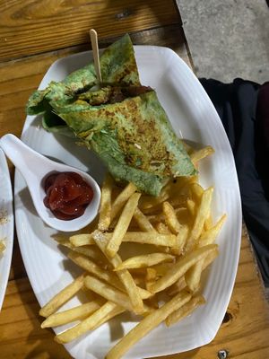 wrap vegano at CocoLatte in El Valle De Anton