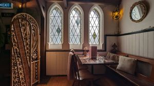 Interior at Harrow and Harvest Cafe in Lilydale