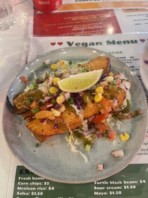 veggie cheesy flautas   at Tres Mexican in Seaford