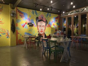 Wall art  at Tres Mexican in Seaford