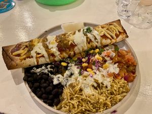 Vegan Baked Enchilada    at Tres Mexican in Seaford