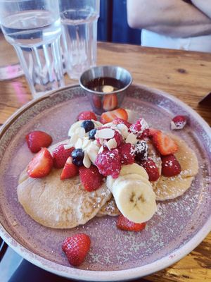 Vegan pancakes at HOB in South West London