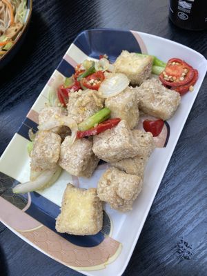 Salt and pepper tofu. Without the fish sauce.  at Ben Tre Vietnamese Cafe in South East London