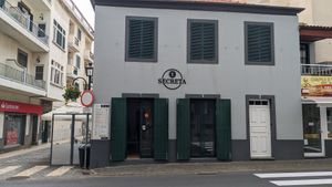 Front of O Secreta. They have seating inside and out. We sat inside, in case any smokers were to come and sit outside. at O Secreta in Machico