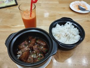 Meat stock at Nhà Hàng Chay Hoa Lư - Loving Hut in Ninh Binh
