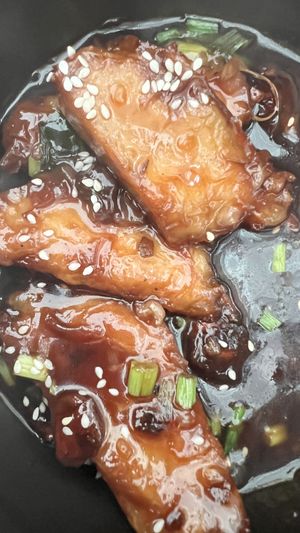 Tamarind mock chicken (so good, wow!)  at Nhà Hàng Chay Hoa Lư - Loving Hut in Ninh Binh