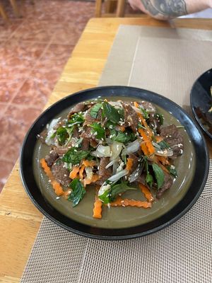 beef with lime  at Nhà Hàng Chay Hoa Lư - Loving Hut in Ninh Binh