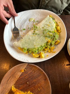 This needed something else like potato just too much of the same thing for mw at Toca Tapioca House in Dublin