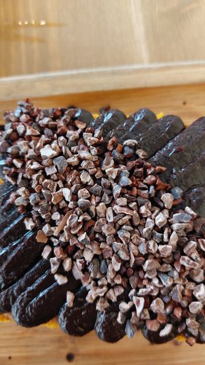 Vegan carrot cake top at Toca Tapioca House in Dublin