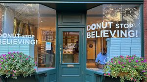   at Cloudy Donut Co in Brooklyn