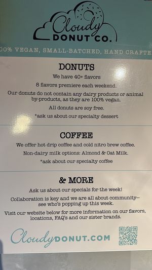   at Cloudy Donut Co in Brooklyn