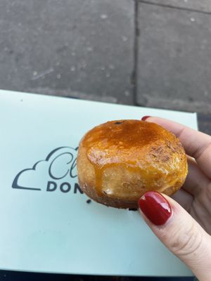 creme brulee  at Cloudy Donut Co in Brooklyn