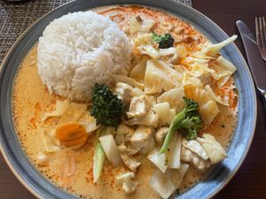 Paneng special, with tofu.   at Thai Food House in Gothenburg