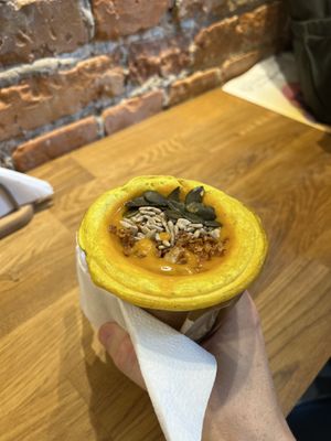 Turkish lentil soup   at Soup Culture in Krakow