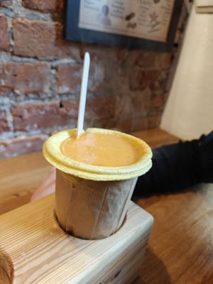 Tomato soup at Soup Culture in Krakow